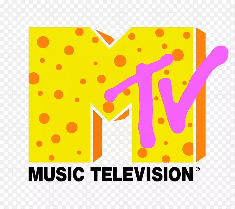 20世纪80年代mtv标志电视平面设计-复古80年代