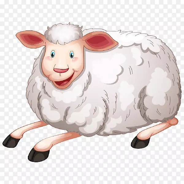 羊免版税剪贴画-卡通羊