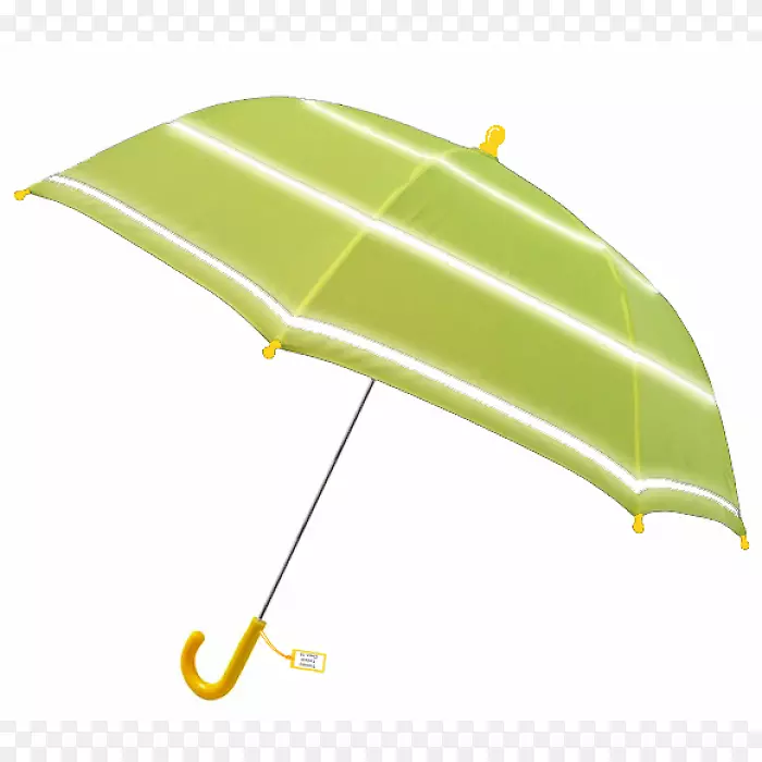 雨伞，高能见度服装，儿童雨衣，黄色雨伞