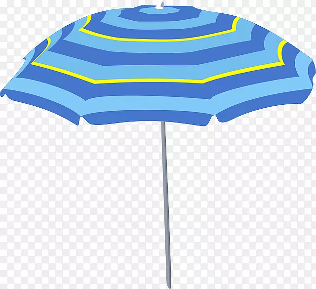 雨伞游泳池夹艺术-黄色伞