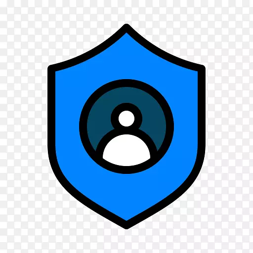 计算机图标youtube avatar用户安全盾