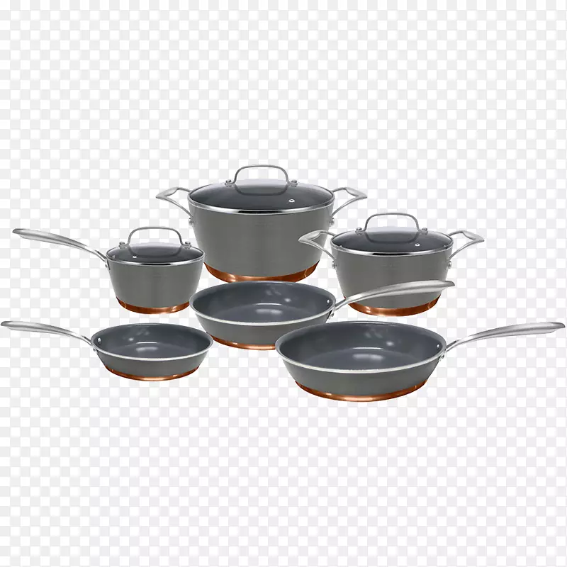 炊具、煎锅、不粘面餐具.铜厨具