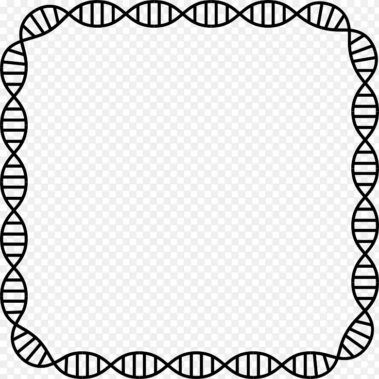 核酸双螺旋dna谱遗传学装饰页边