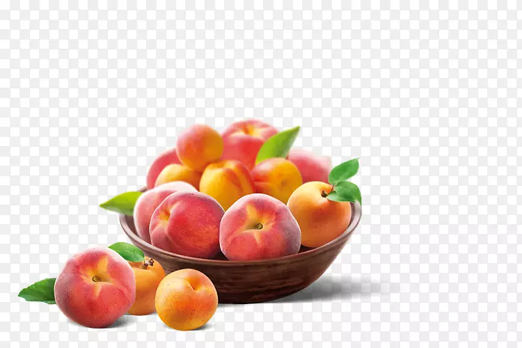 水果食品油桃杏仁芝麻