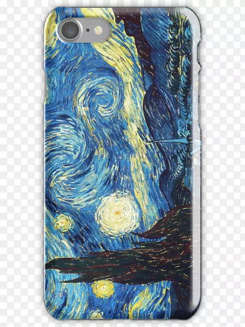 星光之夜iphone 7加上绘画艺术家-星光材料