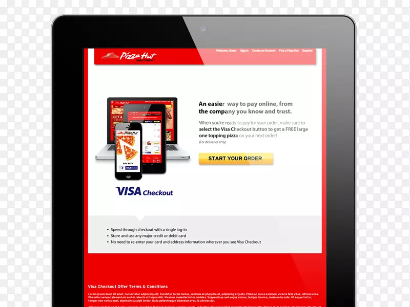 必胜客营销-电子商务网上购物-消费者卡
