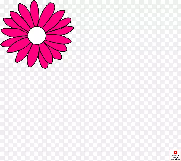 红花剪贴画-小雏菊