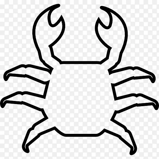 蟹形水生动物-螃蟹