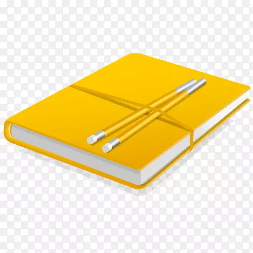 电脑图标我的黄色书-现代小册子