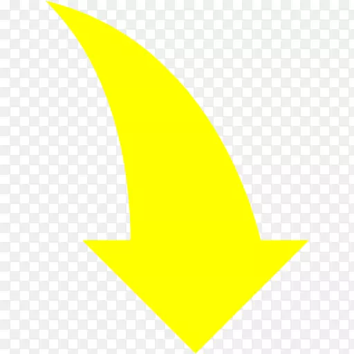 贴纸闪电三角形剪贴画.黄色箭头标签