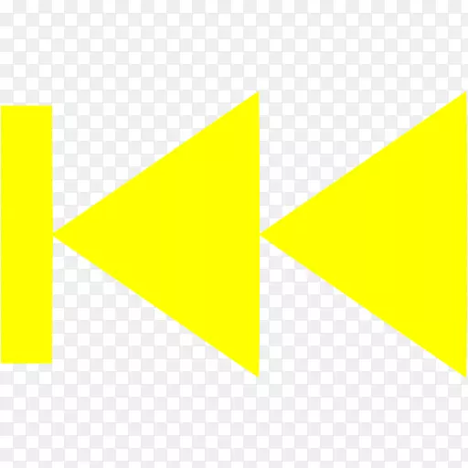 三角商标标志-黄色箭头标签