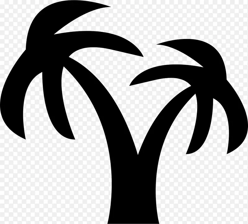 椰子树标志-椰子树载体
