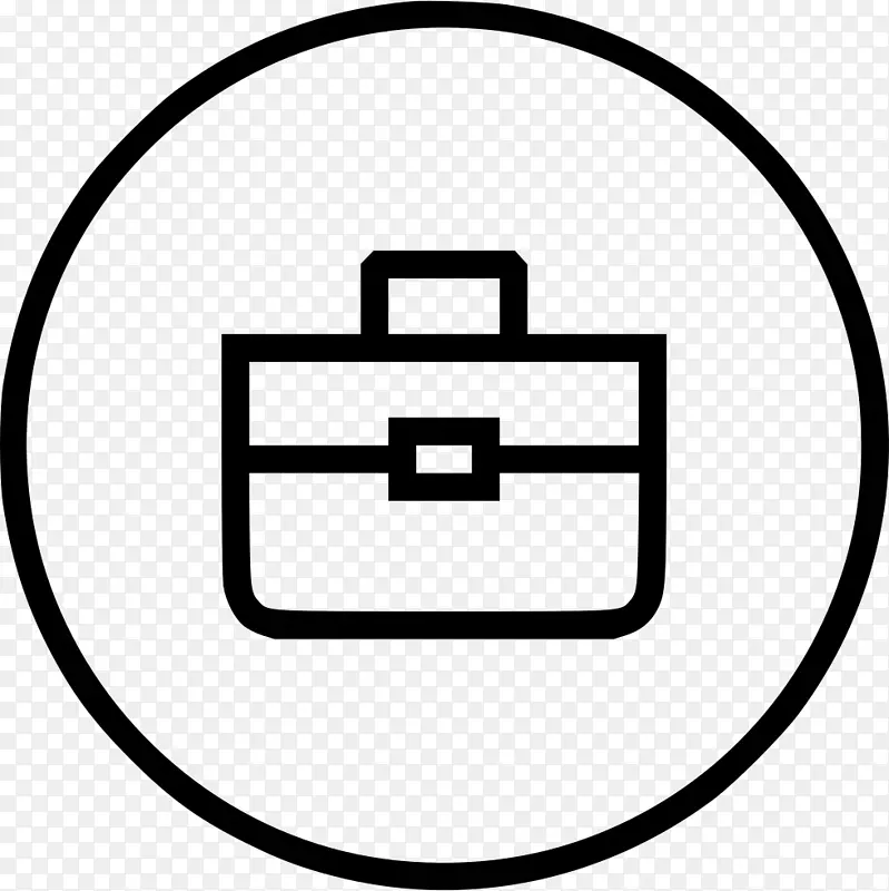 公文包行李电脑图标手提箱-web最小字体图标线