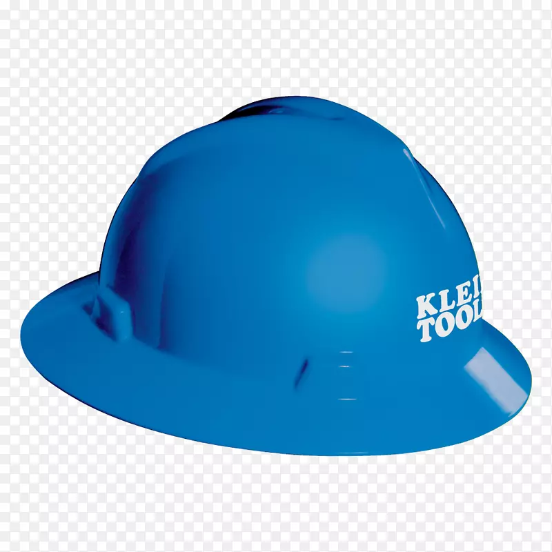 安全帽，个人防护设备，头盔，电蓝色-带蓝色帽子