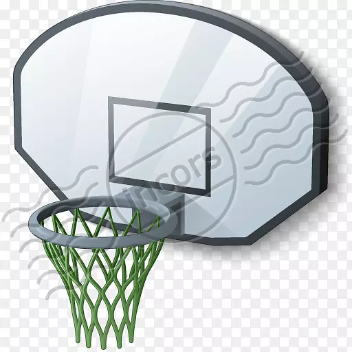 篮球场篮球艺术剪贴画-篮球轮辋