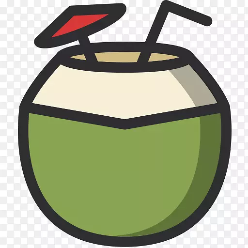 椰子水鸡尾酒汁酒精饮料-夏季最低限度