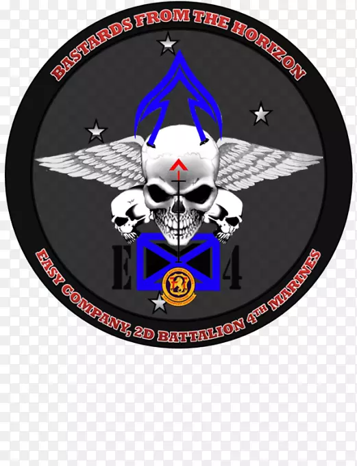 第二营，第四海军陆战队标志第四海军陆战队美国海军陆战队-宏伟