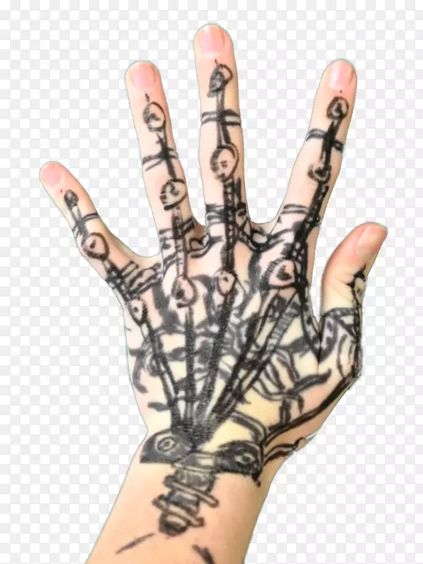 手机械工程纹身生物力学手指-手纹身