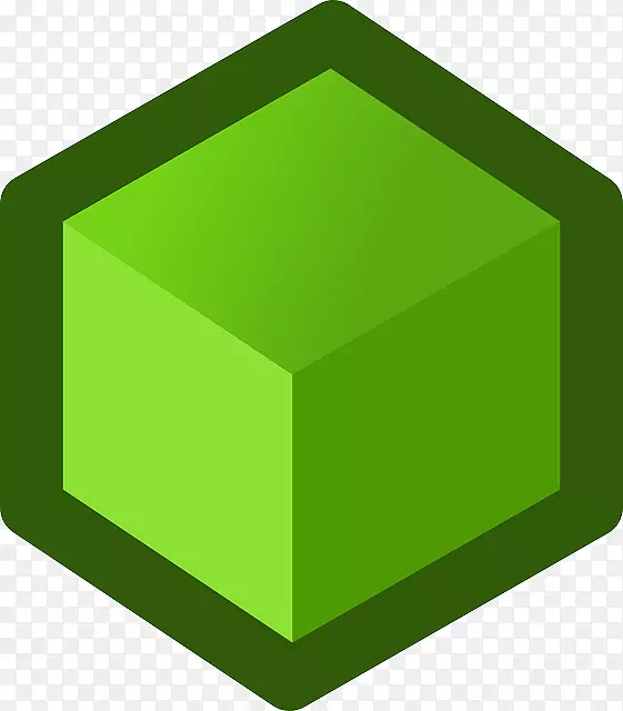 立方体电脑图标剪贴画盒