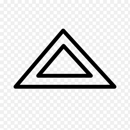 三角形计算机图标设置正方形-三角形新