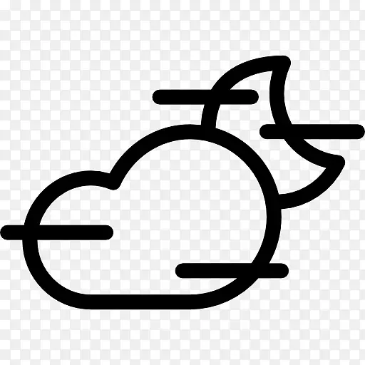 云雾计算机图标气象学云雪雾
