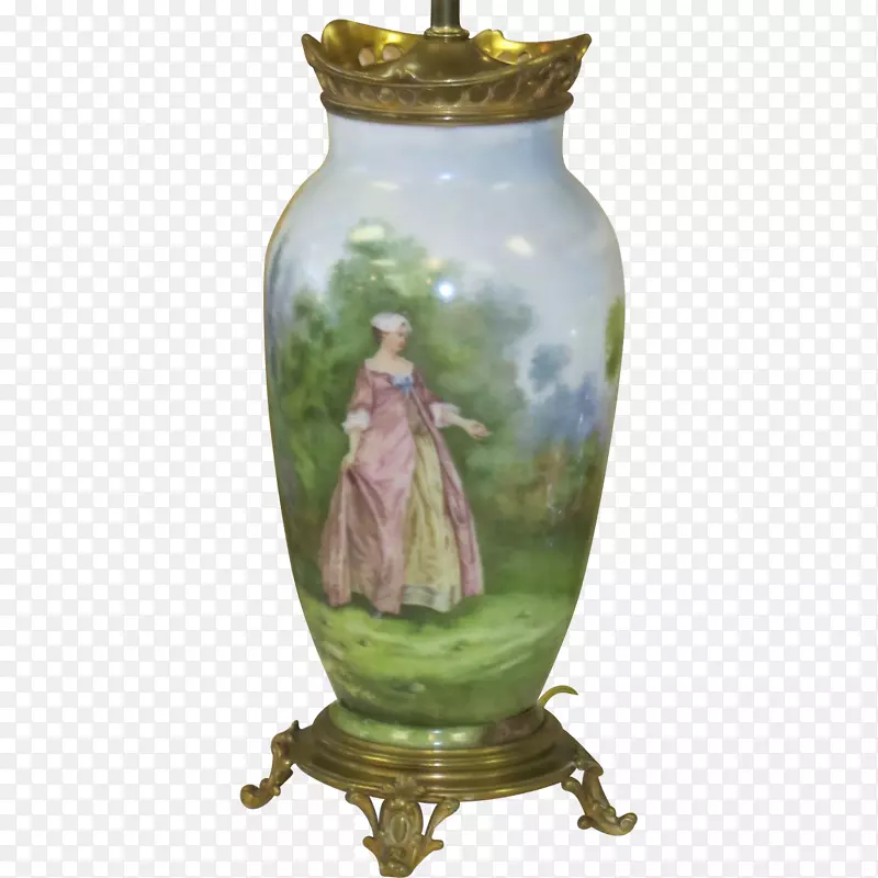 花瓶瓮工艺品手绘灯
