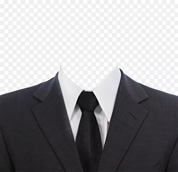 西服文件-黑色领带
