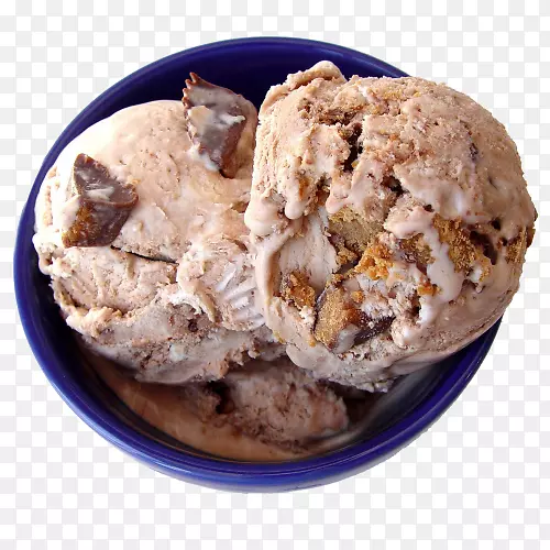 巧克力冰淇淋花生酱杯圣代冰淇淋店