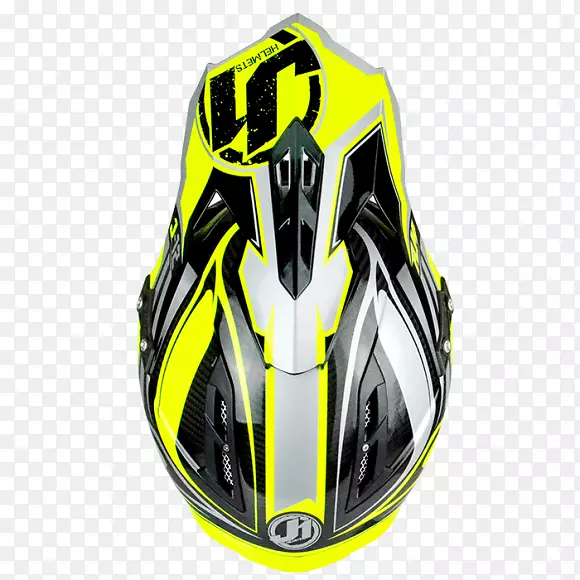摩托车头盔黄色个人防护装备自行车头盔黄色火焰