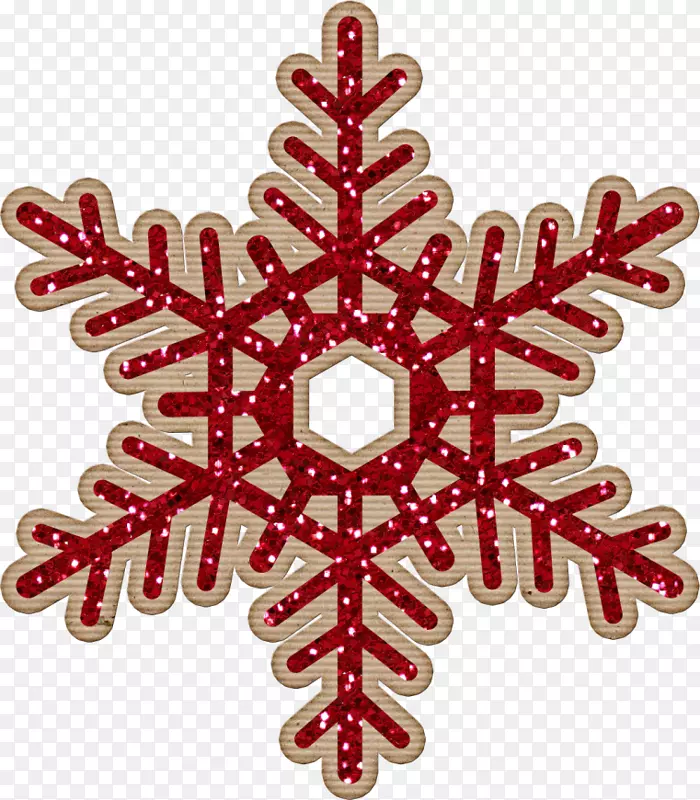 圣诞装饰圣诞树雪花冬季雪花元素