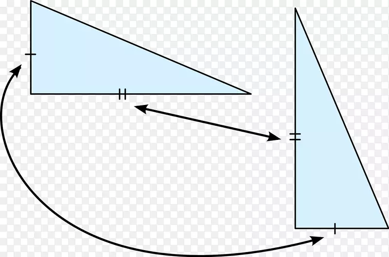 三角形同余几何平移标记
