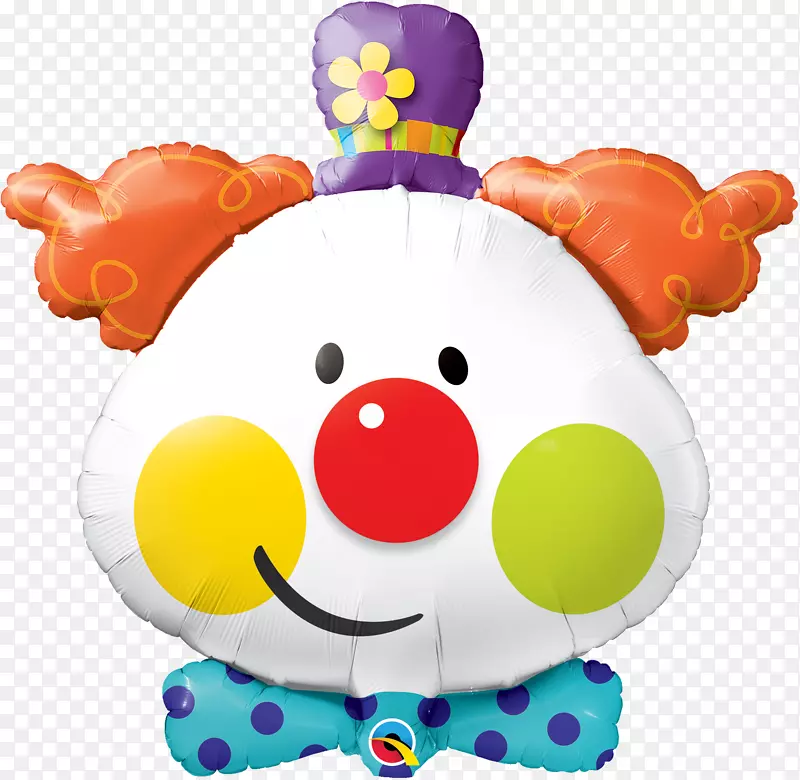 Mylar气球小丑派对小丑-可爱的气球