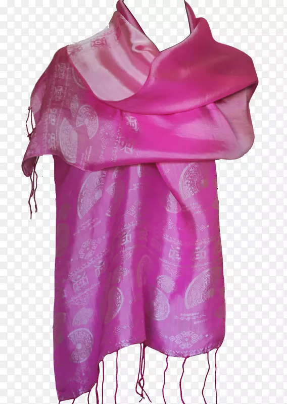 围巾披肩洋红紫丁香紫色围巾
