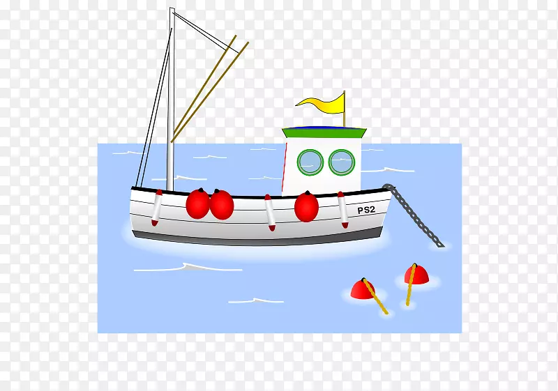 渔船休闲艇渔船剪贴画渔船