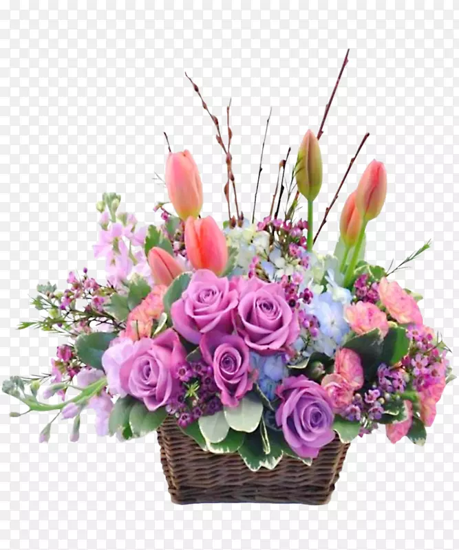 花束花卉设计复活节兔子-安排