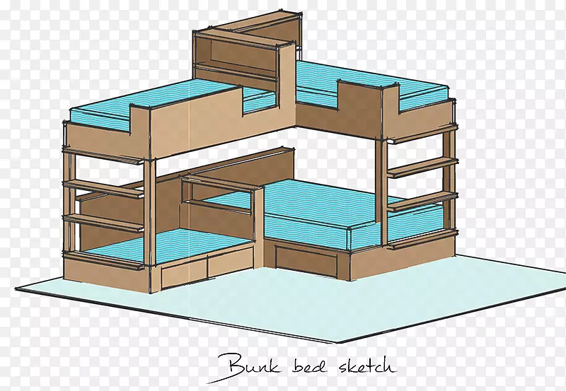 双层床家具