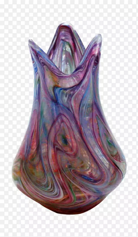 墨拉诺花瓶玻璃紫丁香玻璃片