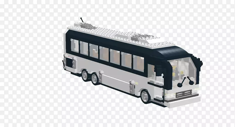 公共汽车乐高城巴士-豪华巴士