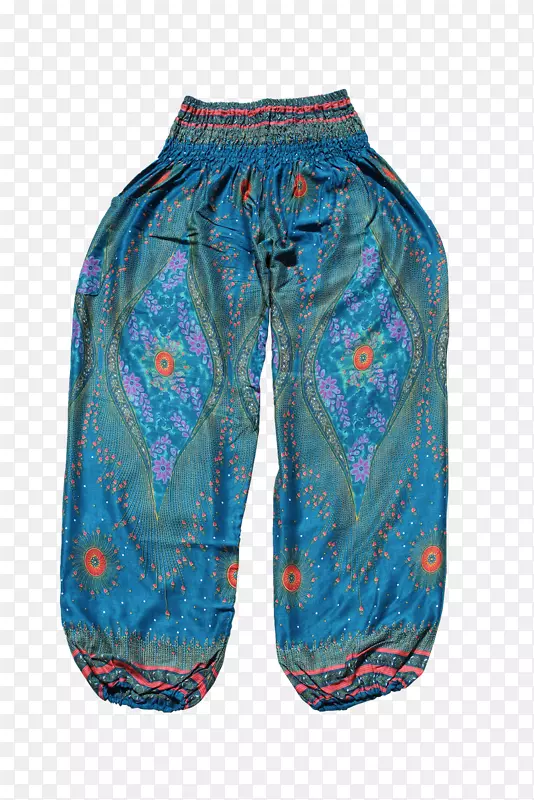 短裤，衣服，裤腿，时尚-蓝色孔雀