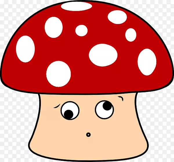 蘑菇素描夹艺术-困惑人