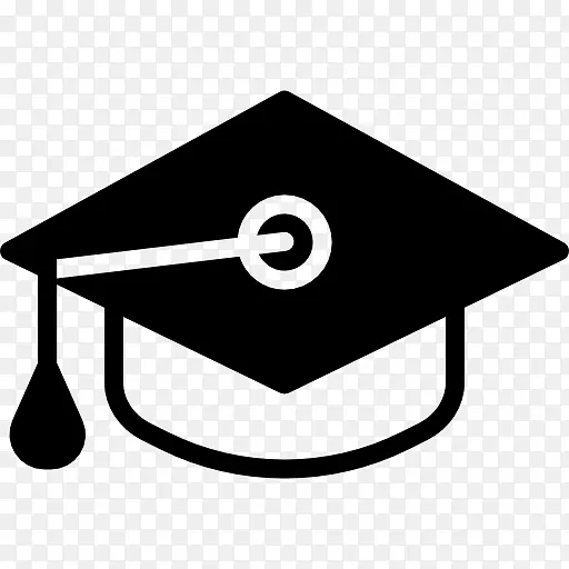 毕业典礼广场学术帽电脑图标文凭教育-毕业元素