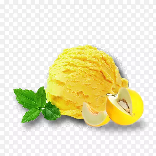 冰淇淋冰糕食物勺-美味的甜瓜