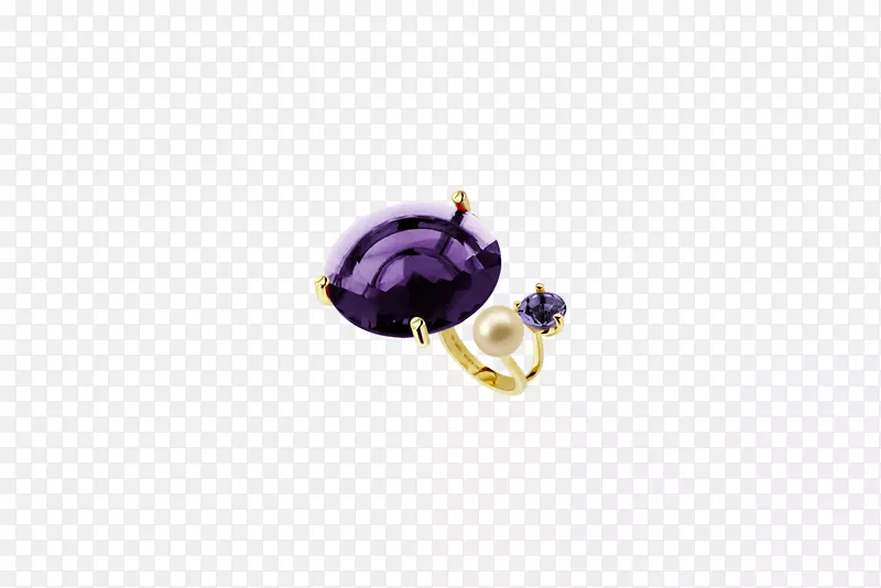 珠宝紫水晶，宝石，服装配件，紫光环