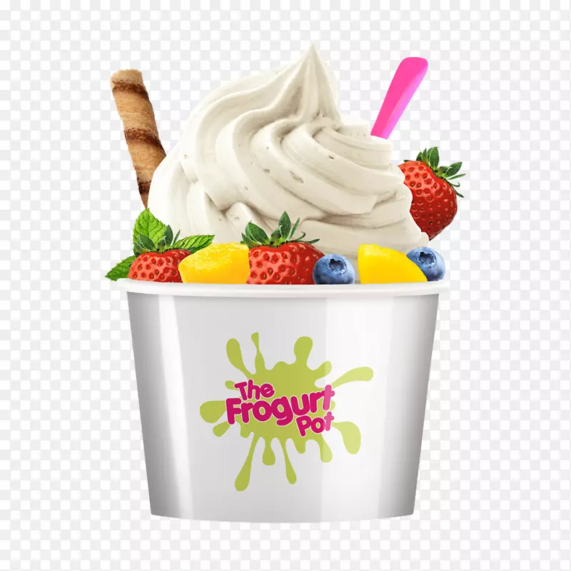 冰淇淋冷冻酸奶圣代冰淇淋甜点水果冰淇淋