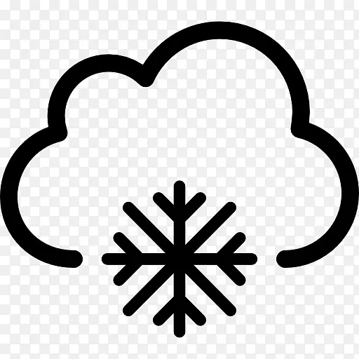 雪花天气预报天气图-大气