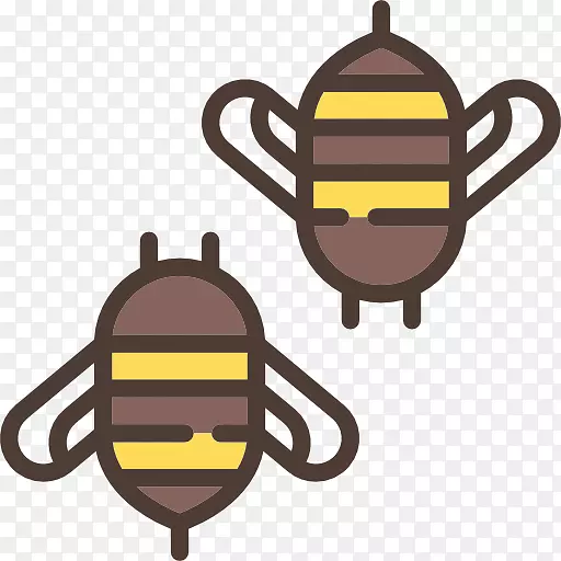 蜜蜂昆虫计算机图标.蜜蜂