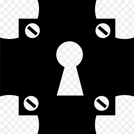 锁孔计算机图标封装PostScript锁-菱形