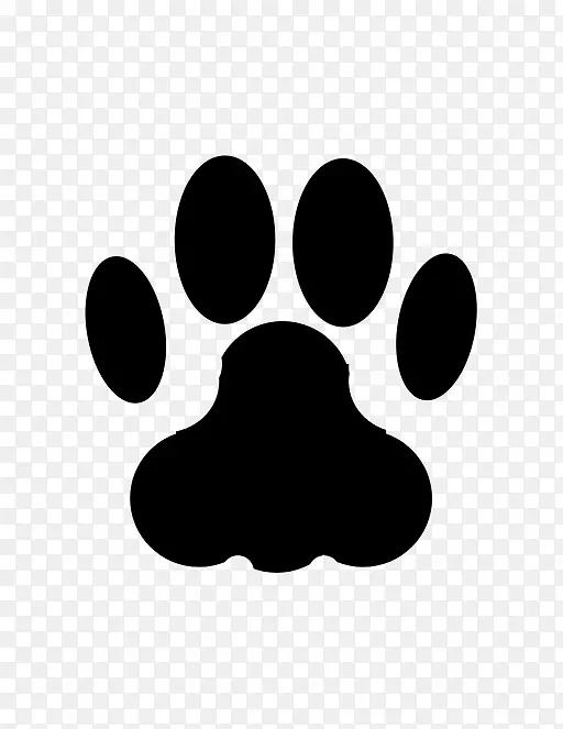 猫狗爪动物足迹-猫足迹