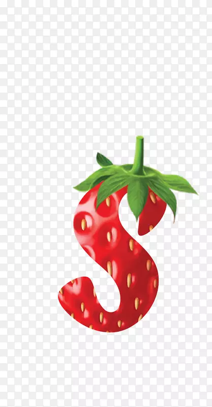 草莓标志水果食品图形设计.水彩草莓