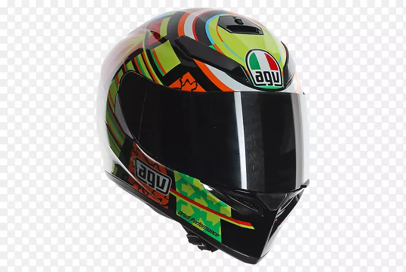 摩托车头盔AGV整体式太阳光圈